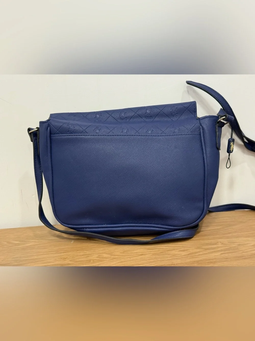 U.S. Polo Assn. Royal Blue Quilted Crossbody Bag